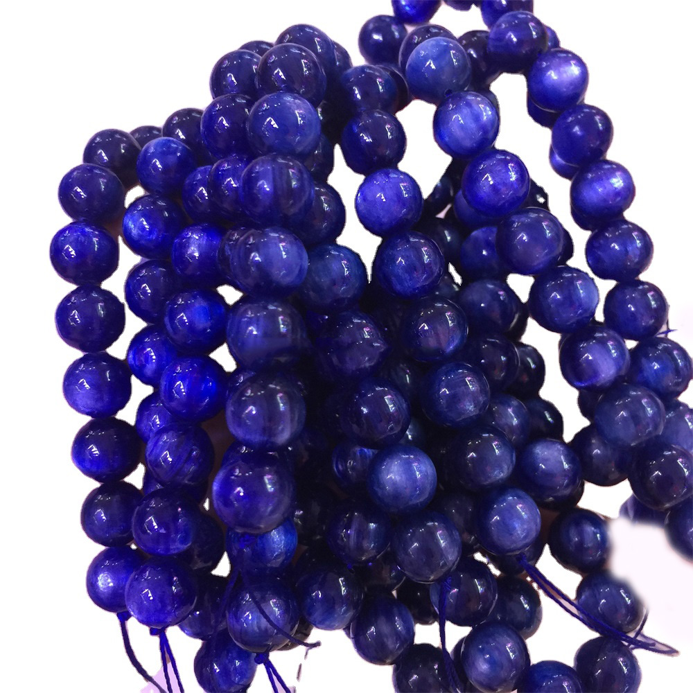 Gemstone naturale Kyanite Premium Grado AAA Gemstone 16mm Bracciale Bracciale 13