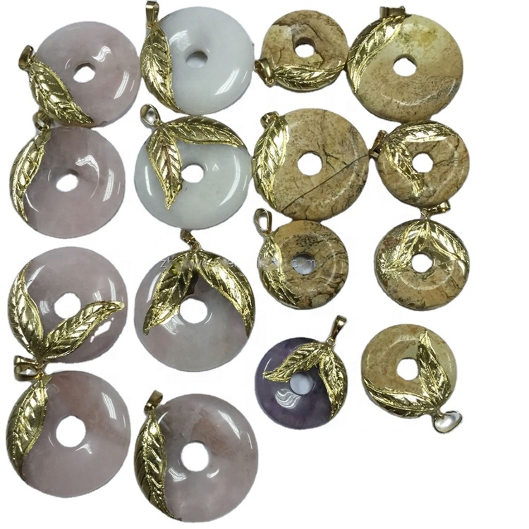 Druzy Stones Pendant Wholesale Charl Char Chalce Natural Drusy Sieraden Gemstone 15