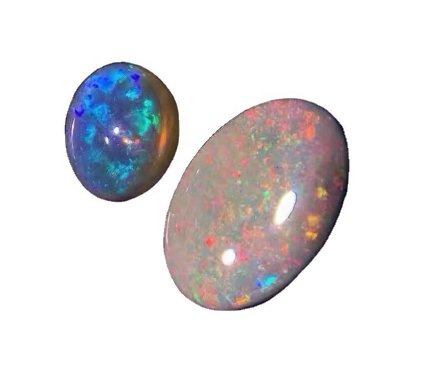 Ethiopia Opal Oval Cabochon / Australian Black Opal 13