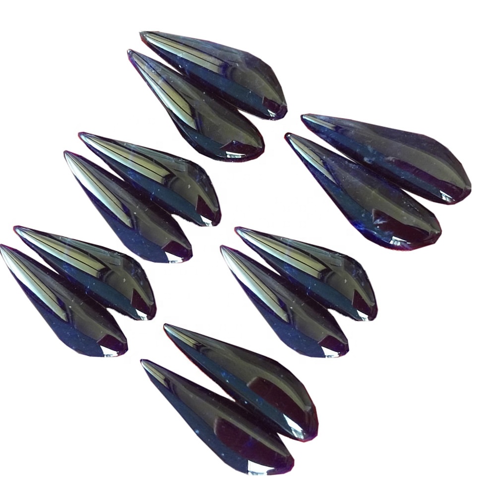 Palë Sodalite Cabochon Me shumicë Natyrore Sodalite Point Wand Tower për bizhuteri 13