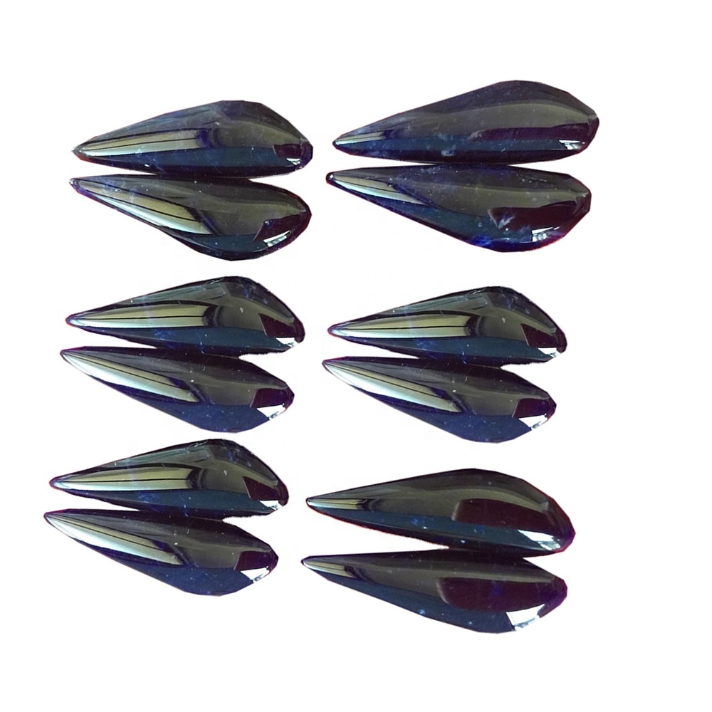 Palë Sodalite Cabochon Me shumicë Natyrore Sodalite Point Wand Tower për bizhuteri 15