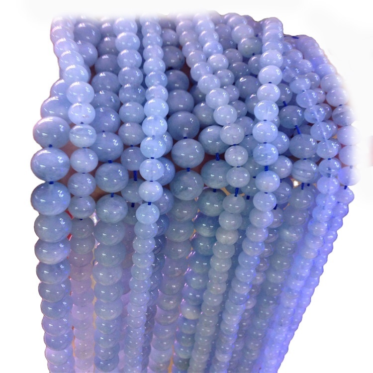 16inch strings cilësi të ndryshme akuamarine rrumbullakët rrumbullakët për bizhuteri 15
