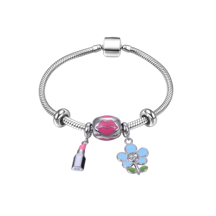 진짜 자연 크리스탈 남자 여성 925 스털링 실버 팔찌 패션 팔찌 쥬얼리 선물 15