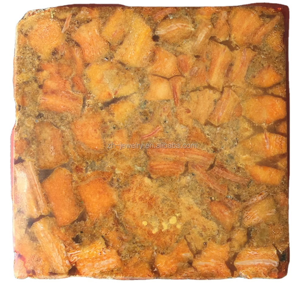 Bloccu di corallo giallu cumpressu 7