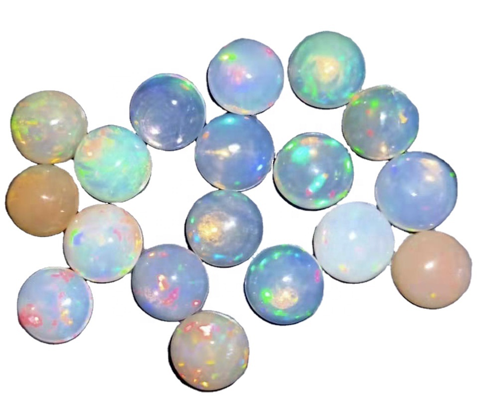Opal Fy Ethiopian Alam Cabochon Welo Fire Opal Gemsstone Opal Baju Rumput Cabochon 14