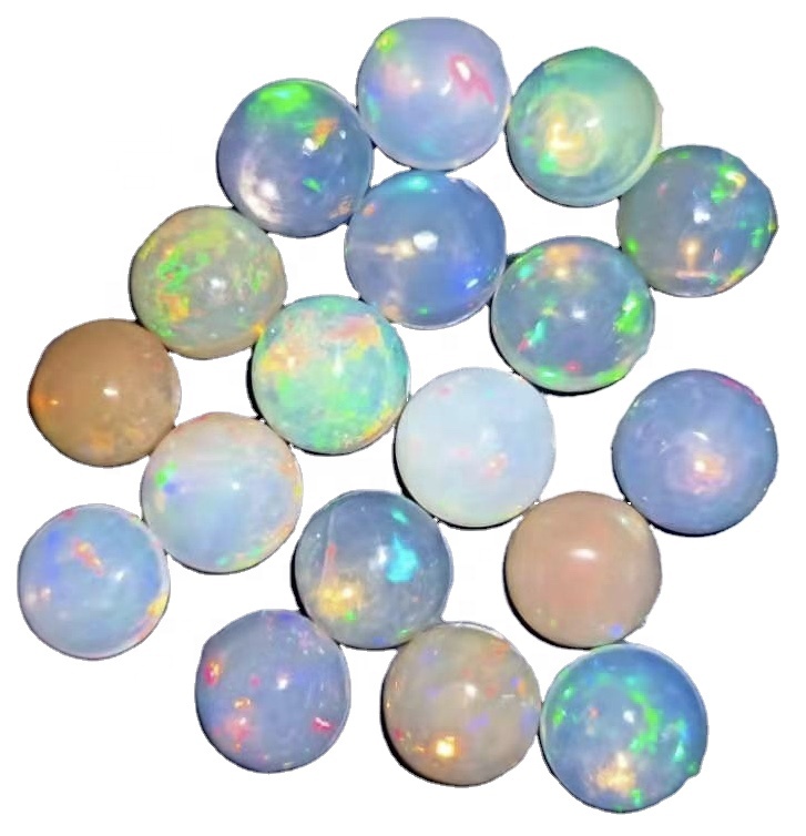 Opal Fy Ethiopian Alam Cabochon Welo Fire Opal Gemsstone Opal Baju Rumput Cabochon 16