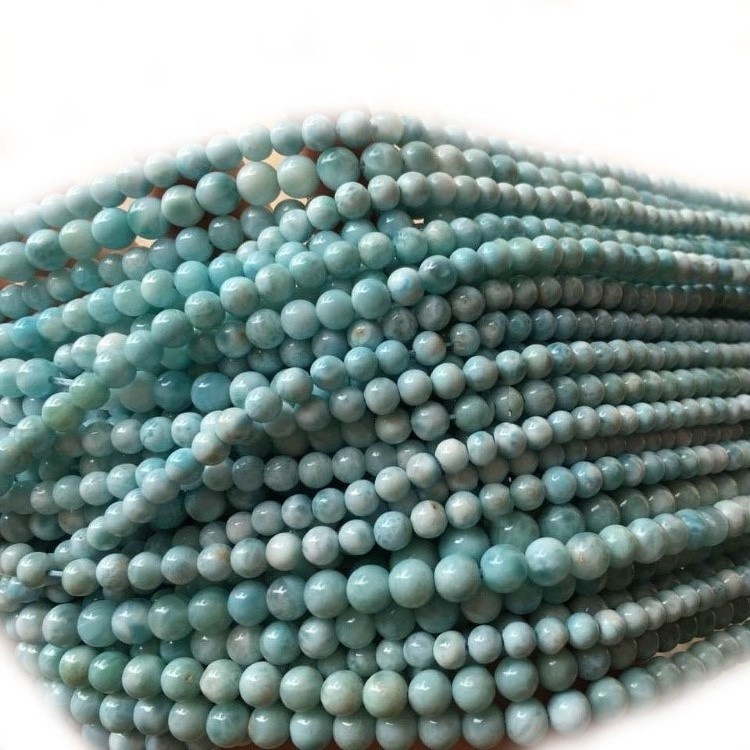 Borong semulajadi Larimar Gemstone Manik pelanggan saiz dan bentuk 13