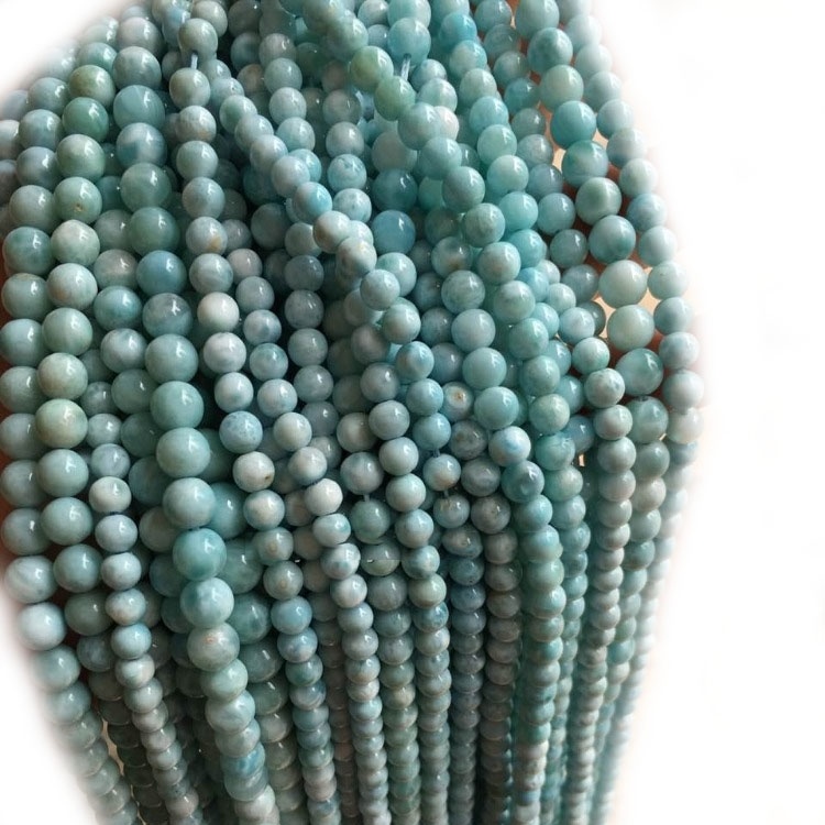 Borong semulajadi Larimar Gemstone Manik pelanggan saiz dan bentuk 15