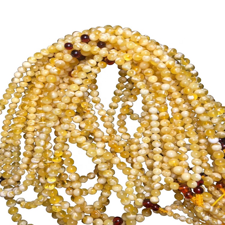 Cuerda de mano amarillo natural amarillo abejas cera de cera natural de piedras preciosas de ámbar para unisex 13