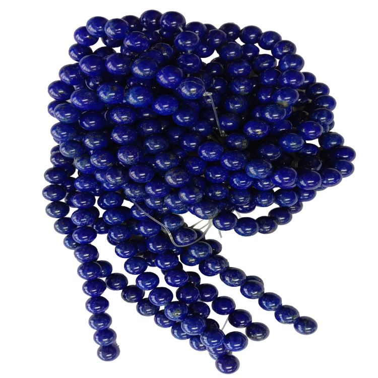 Piedra de piedras preciosas de Lapis Lazuli Natural Lazuli Beads Flows 40 cm Full Strand Joyería Azul 13