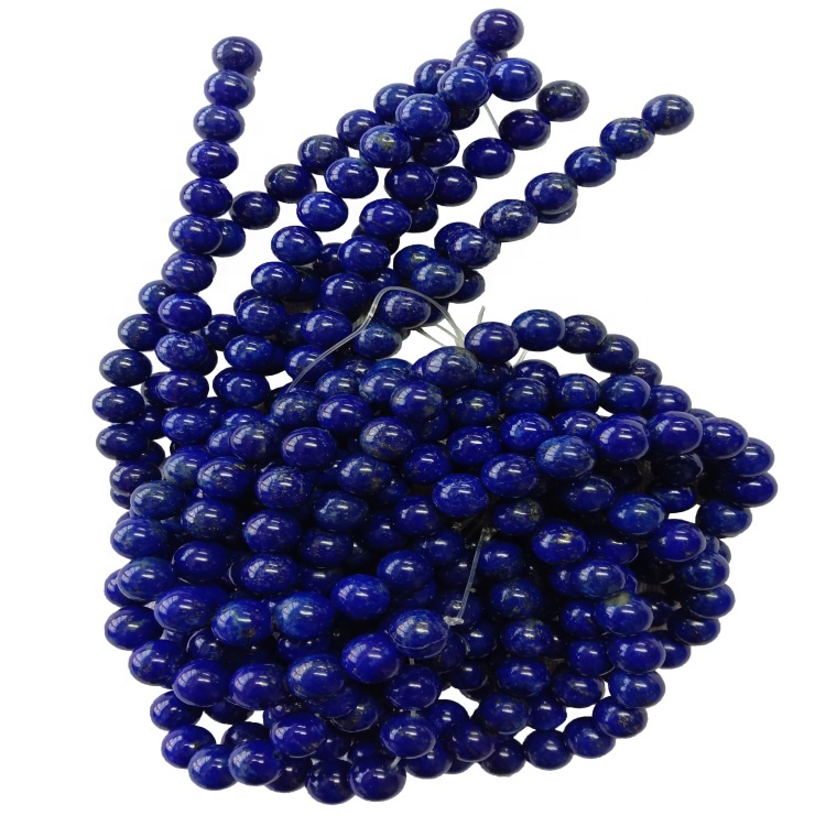 Piedra de piedras preciosas de Lapis Lazuli Natural Lazuli Beads Flows 40 cm Full Strand Joyería Azul 15