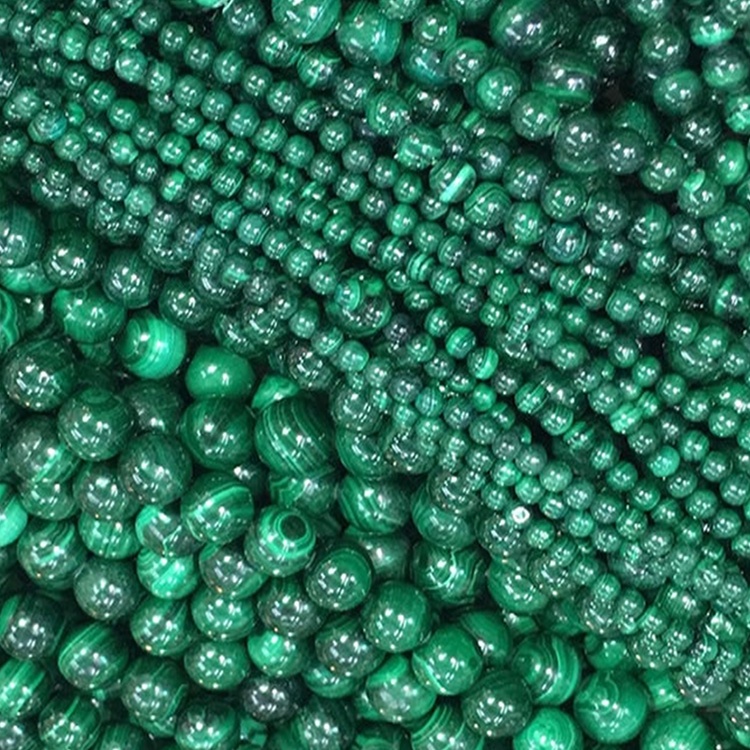 10mm Malachite Beaded Munduwa Jagan dutse 19
