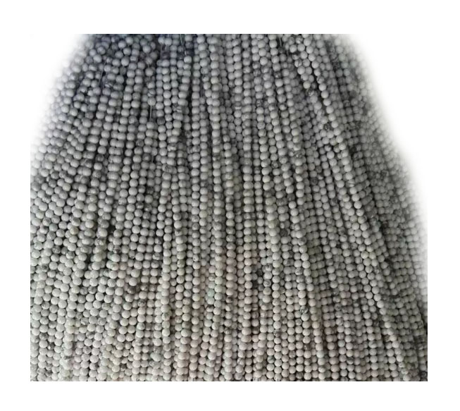 ನೈಸರ್ಗಿಕ ವೈಟ್ ಟರ್ಕೋಯಿಸ್ ಜೆಮ್ಸ್ಟೋನ್ ಮಣಿಗಳು 6mm 8mm 10mm 12mm ಲಭ್ಯವಿದೆ 11