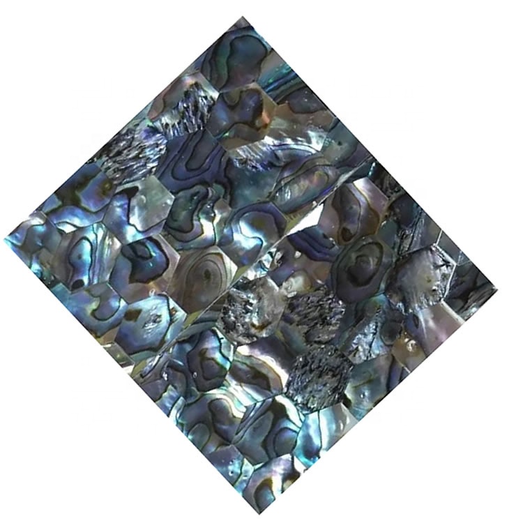 Mahaifiyar Lu'u-lu'u harsasain Mosaic Caboics Alalen Shell Speed Cabocon 17