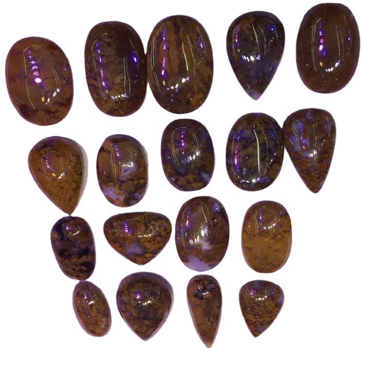 Moss Agate Cabochon Moss Age Stone Natural Gemstone Cabochon - Bato nga Cabochon 17