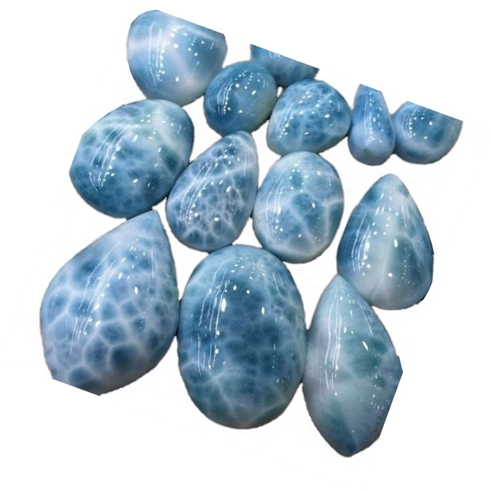 La Larimar Olivans Kapar Cabochons Lod Ule 17