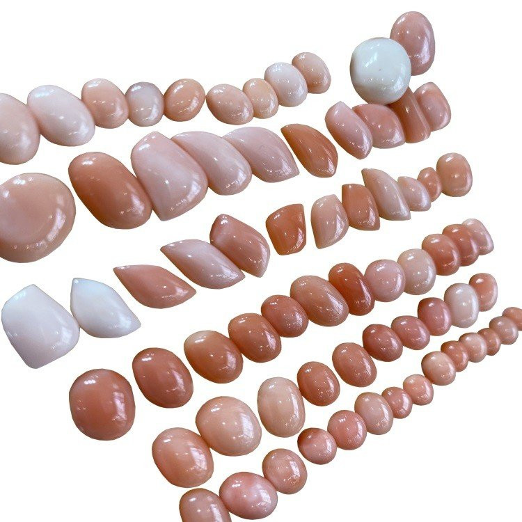 ଅଦ୍ୱିତୀୟ ପ୍ରାକୃତିକ ଗୋଲାପୀ ଓପାଲ୍ ମୋତି କାବୋଚନ୍ ରତ୍ନଭଣ୍ଡାର ରତ୍ନ ଭଣ୍ଡାର ସୁମଧୁର ଅଳଙ୍କାର ତିଆରି1 17