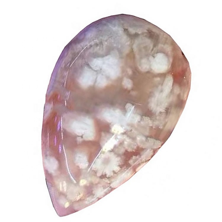 AAA大型天然櫻花瑪瑙淚珠吊墜批發焦點凸輪 17