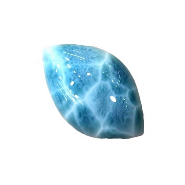 Grad Naturali AAAA Larimar Gemstone Cabochon Dominician Larimar Gemstone għall-ġojjellerija 17