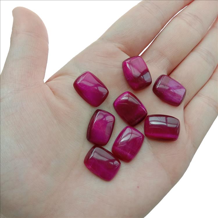 100% Tiger Cas Cassocton Cas Cassochon oo tahriibo ah oo casaan ah oo casaan ah oo dhalaalaya 17