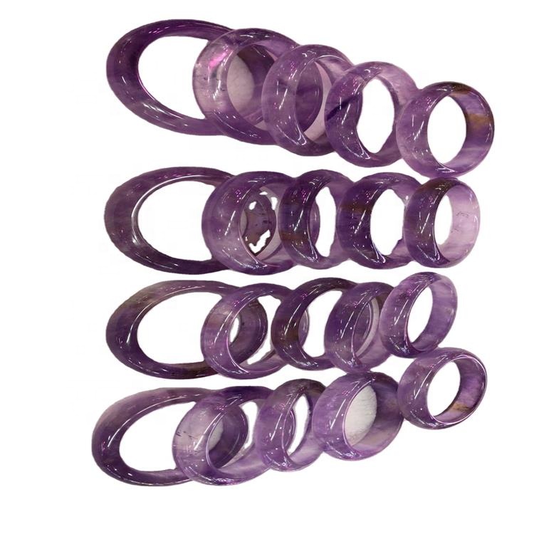 Ametyst bangle New Avethyst Bracumet eke na Borg Bental Couple Purple Parple Partlel 17