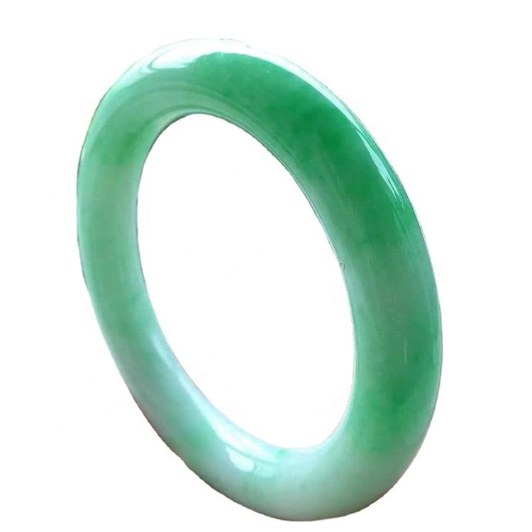 100% Natural Emerald Piedra de piedras preciosas brazalete de joyería Una pulsera o brazalete de joyería verde esmeraldaGift 17