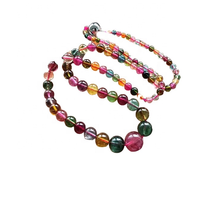 ខ្សែក Tourmaline Toulemaline GeMStone ធ្វើឱ្យមានលក់ដុំ 17