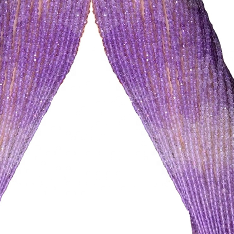 Amethyst Armband Crystal Healing Armband Stretchy String Armband Gjöf fyrir gjöf hennar fyrir hann 17