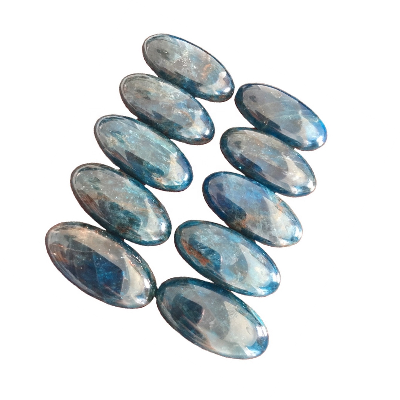 គុណភាពខ្ពស់បំផុតដែលមានគុណភាពខ្ពស់ជាងឆ្អឹងខ្នងខៀវ apatite 17