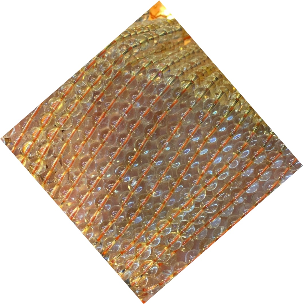 Завод Прамая аптовая мода друзлая пацеркі натуральны Цытрыны круглыя пацеры 17