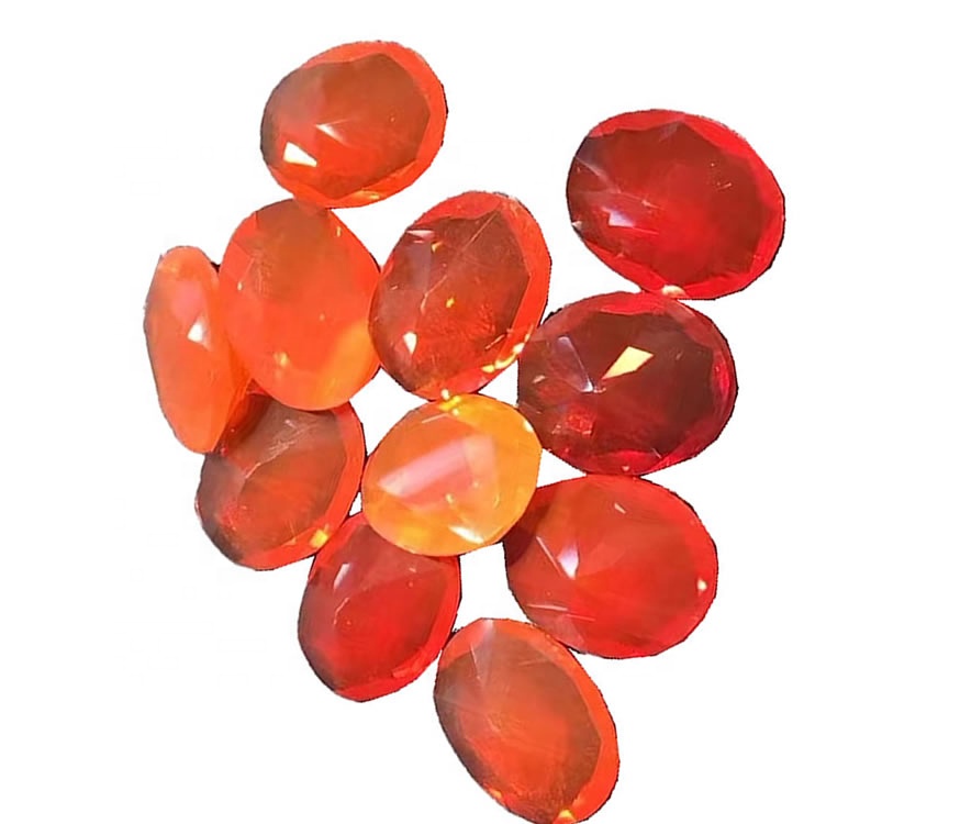 ପ୍ରାକୃତିକ ଇଥିଓପିଆର ୱେଲୋ ଫାୟାର ଓପାଲ ଓବାଲ କାବୋଚନ୍ | 15