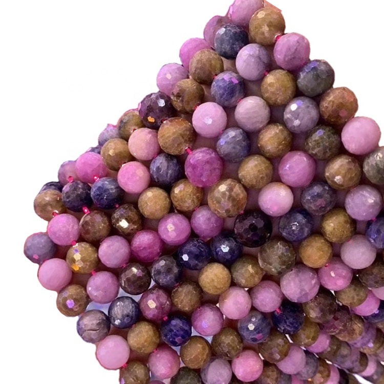 I-gesmonine yokwakhela i-gestone ye-geshing pink ye-orenji ye-orenji ye-orenji ejikelezileyo 17