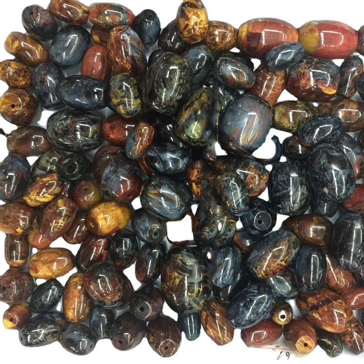 Mga Gemstone Beads Golden Pietersite Cut Customers Size at Hugis Beads 17
