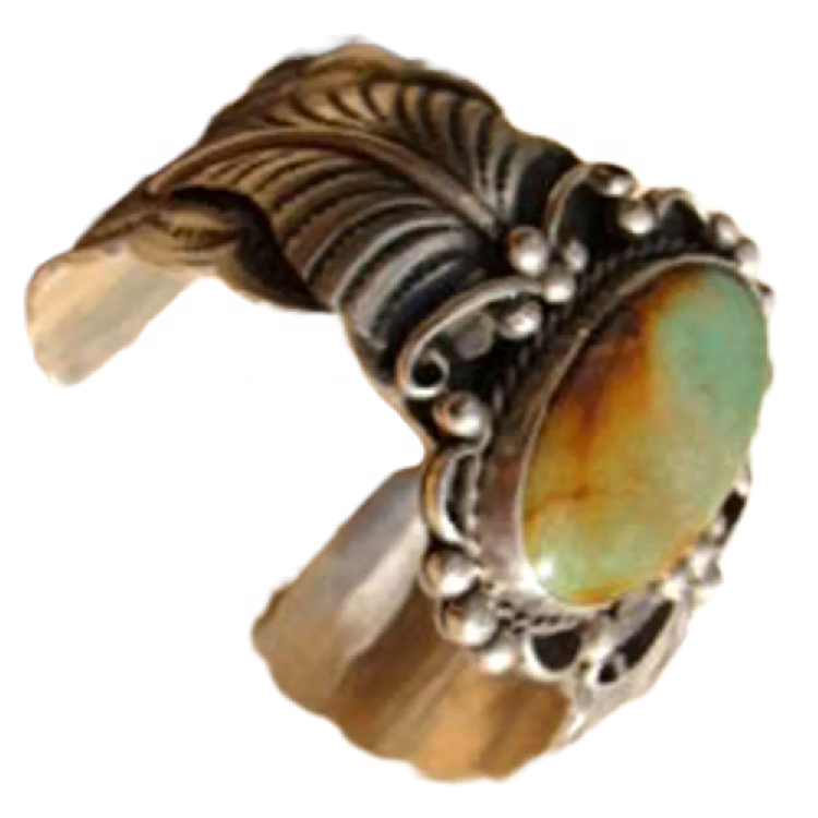 American Indian turquoise cuff bangles at bracelets. 17