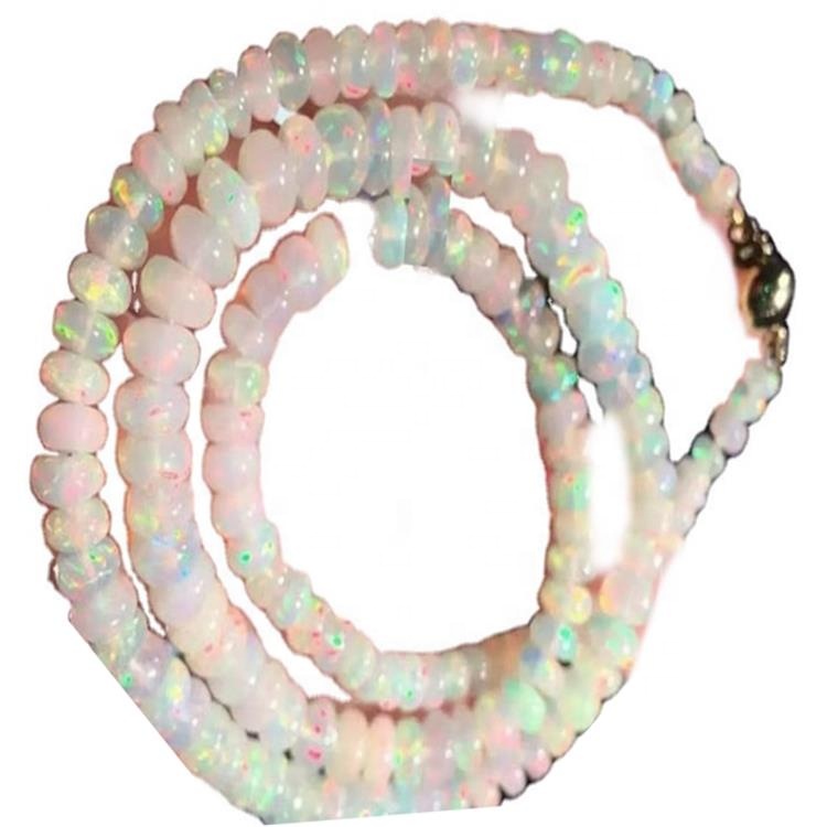 Табиғи эфиопиялық өрт Оттың әр түрлі мөлшері тегіс моншақтар 17