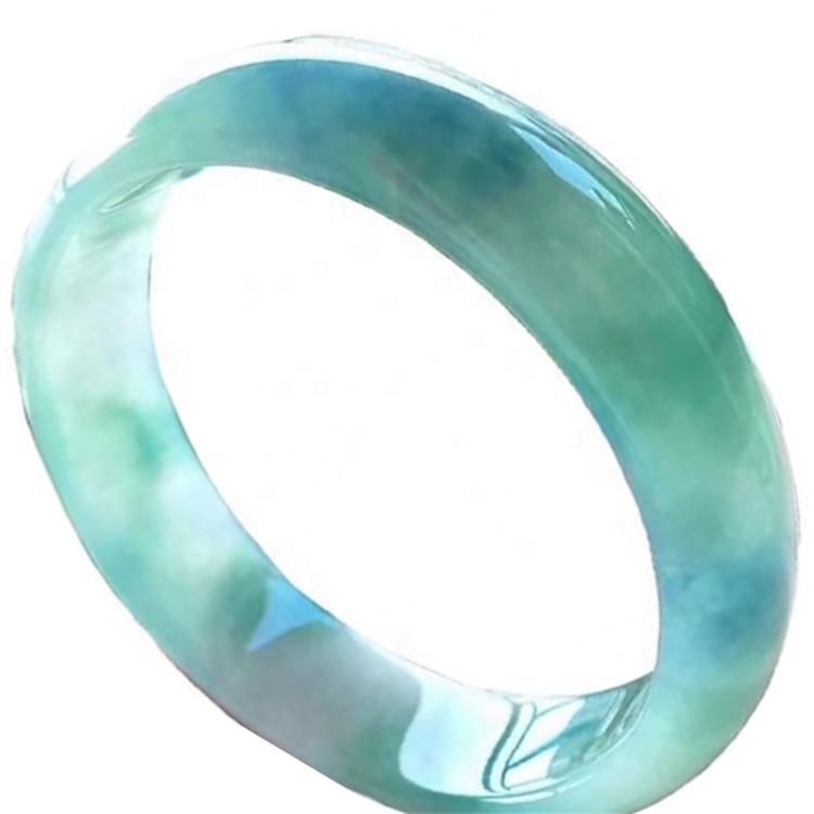 Pulsera de joyería de piedras preciosas esmeralda Brazalete 100% de alta calidad Myanmar de alta calidad Pulseras de jade verde Lady Pure Emerald 17
