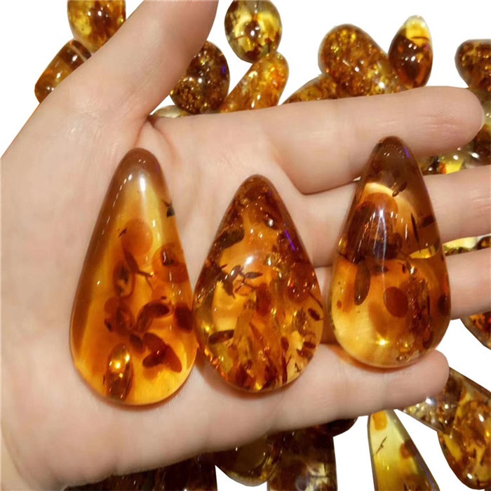 I-Beeswax Cabochon Gemstone Gemstory Ambelly Amber Ambers 17