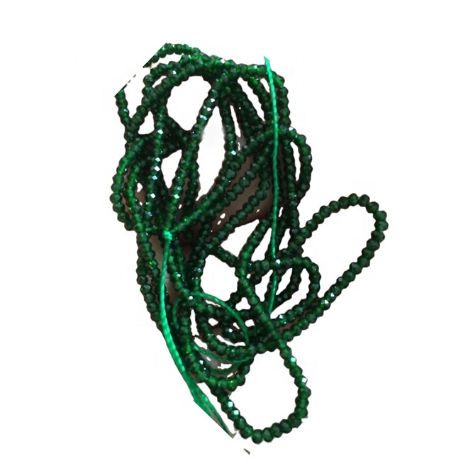 Emerald Žade faceted perle faceted okrugli zelene zezve zvece zelene gemstone 17