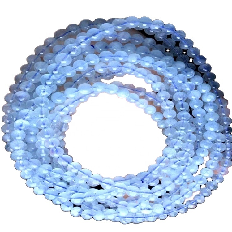 كۆك رەڭ سۈتلۈك سۇ بوياق مونچاقلىرى قولدا ياسالغان گۆھەر تاش ۋە تال 17