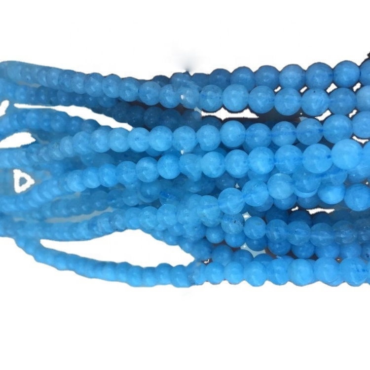 Natural Rock Aquamarine Crystal Armbånd Smykker 17