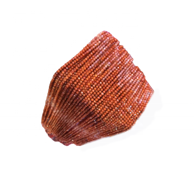 طبیعي سنسټون د بیک سکون نارنجي قیمتي ډبره عمده جوړوي 17