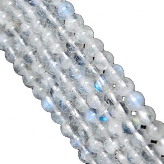 Ilitye le-White Moonlitol Oute Sheet Homes Buds Strand / I-Gemstone yeNdawo yeNdlela yeGems 17