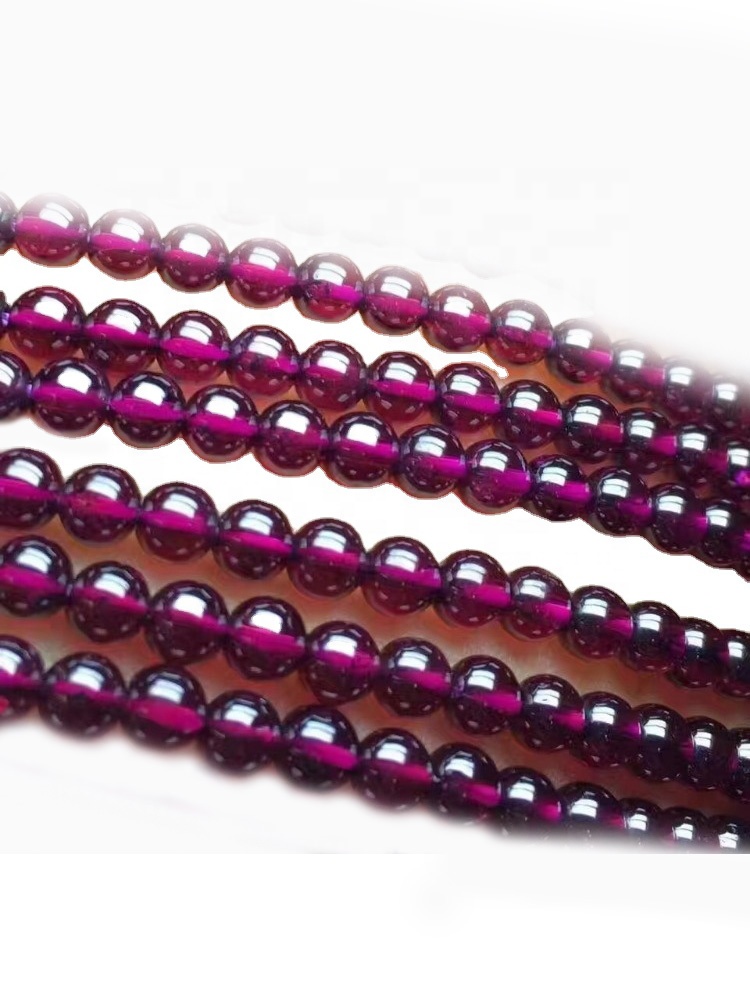 2mm έως 9mm Μεγάλη τρύπα ζεστό πώλησης στρογγυλό Garnet πολύτιμος λίθος χαλαρών χάντρες κατά προσέγγιση 16 ιντσών 41