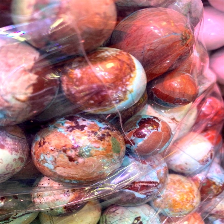 Природен кристален сина хемиморфит топче камен fengshui жолта кристална сфера кристално занаети за декорација 17