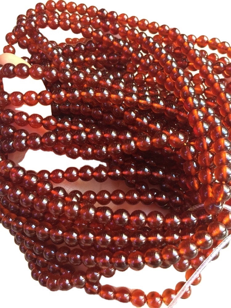 2 мм 4 мм 6 мм 8 мм 10 мм круглы аранжавы гранат шарыкаў 40