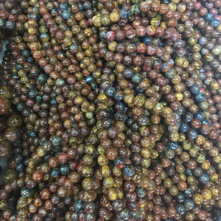 Semi semi naturale Pietite / Pietite Branelli rotondi sciolti genuini 17