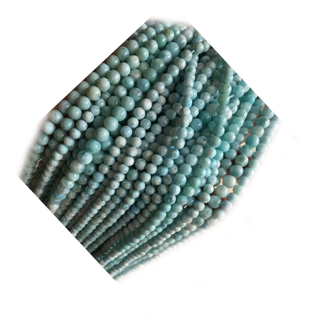 Borong semulajadi Larimar Gemstone Manik pelanggan saiz dan bentuk 17