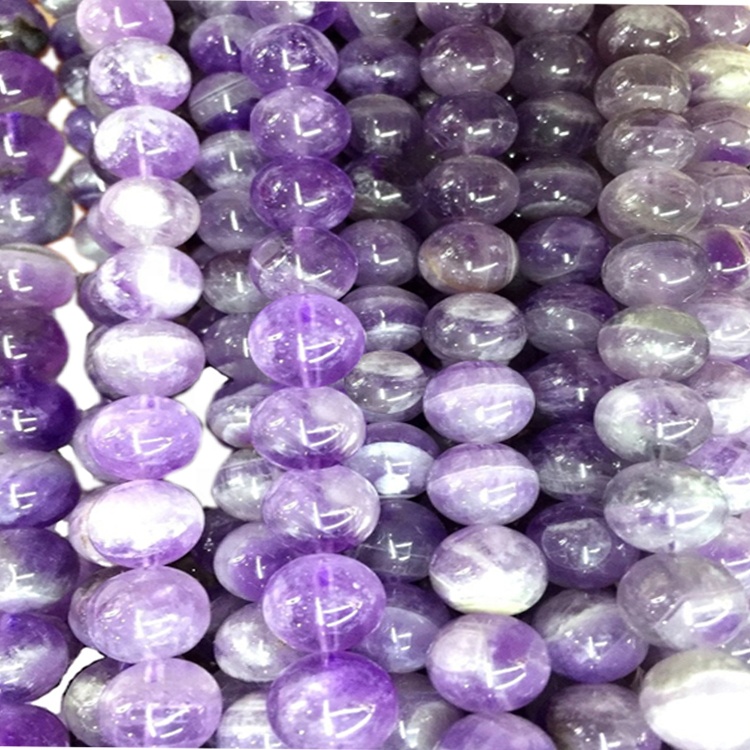 ដង្កូវនាងខ្សែដៃ amethyst ពណ៌ស្វាយ 8 មមខាមលែនខ្សែដៃដែលមានរាងដូចត្បូងពេជ្ររាងដូចត្បូងពេជ្រ / ស្ត្រី / ស្ត្រី / គ្រឿងអលង្ការ / គ្រឿងអលង្ការ 17