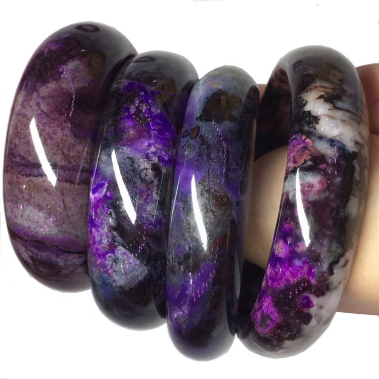 Mórdhíol Mórdhíola Gemilite Bangle Bangle Gemstite Méid agus cruth bracelets 17