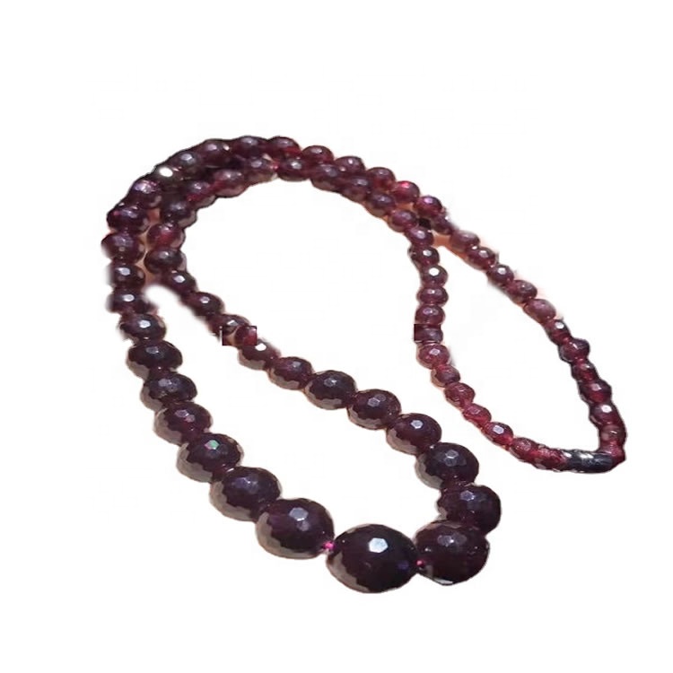 Tourmaline Faceted Round Beads Garnet Gemstone mutsipa zvishongo 17